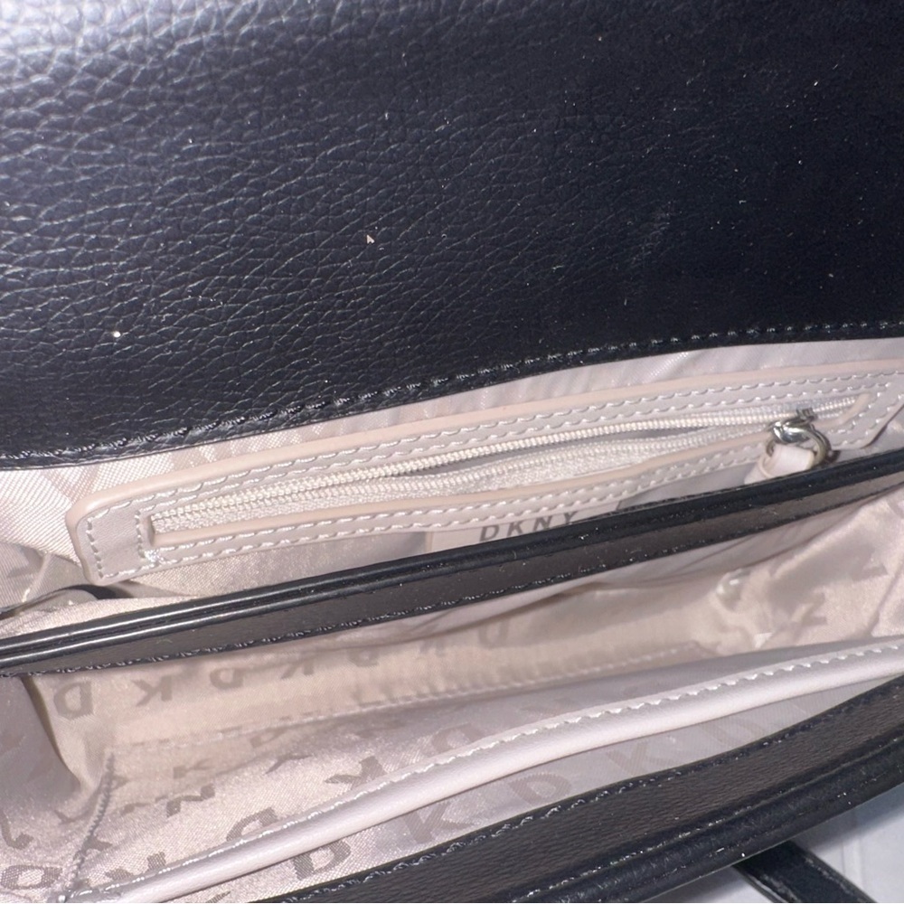 DKNY Black and White Graffiti Crossbody Bag - Picture 10 of 10